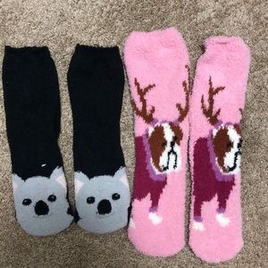 Fuzzy Animal Socks